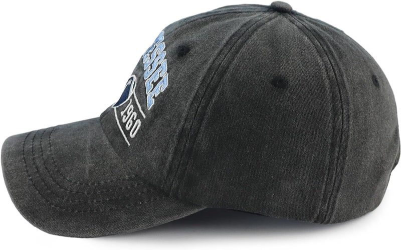 Terojnkl Embroidered City Football Hat for Men Women, Adjustable Unisex Cotton Fans Baseball Cap - Image 3